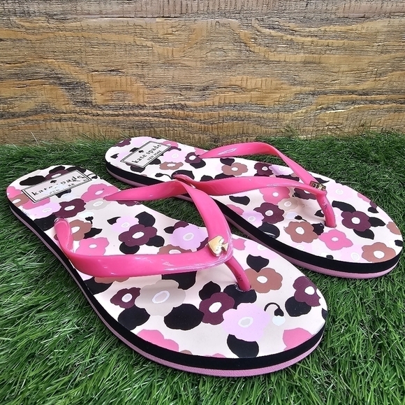 New Kate Spade New York flip flop sandals Sz 5/6 - Picture 1 of 8